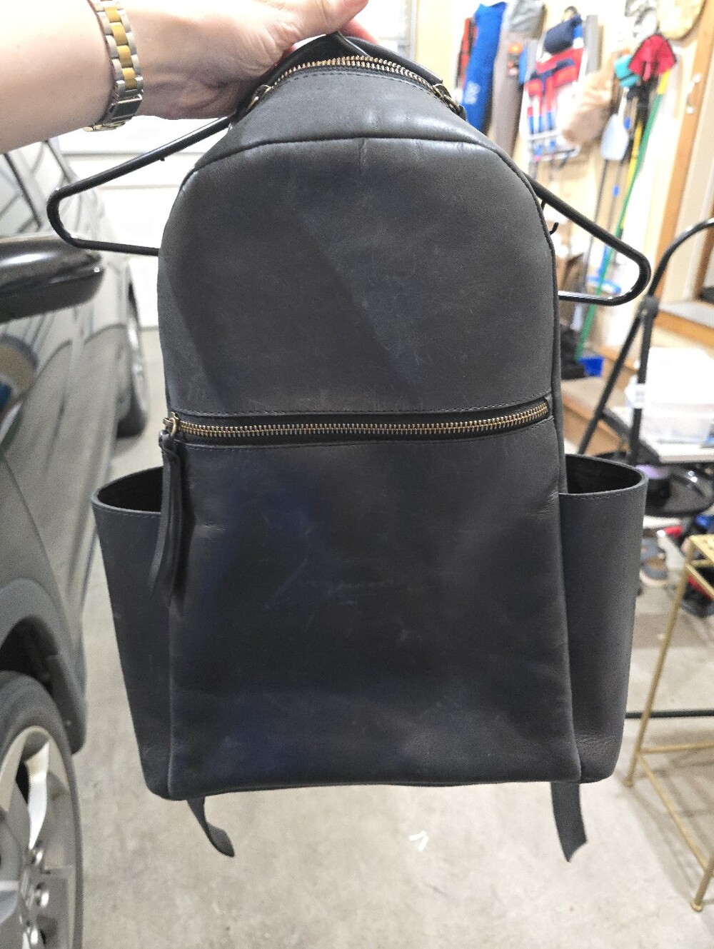 ABLE Alem Leather Backpack
